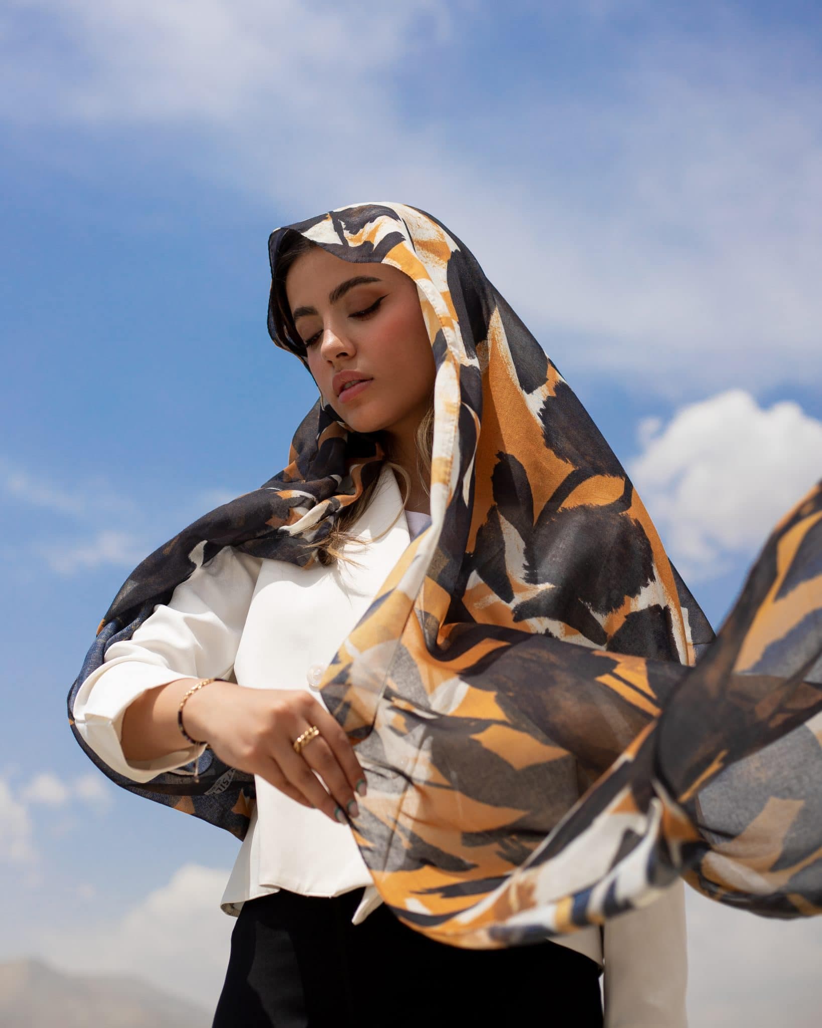 شال نخی بهاره ۶۵۲ — تصویر ۲