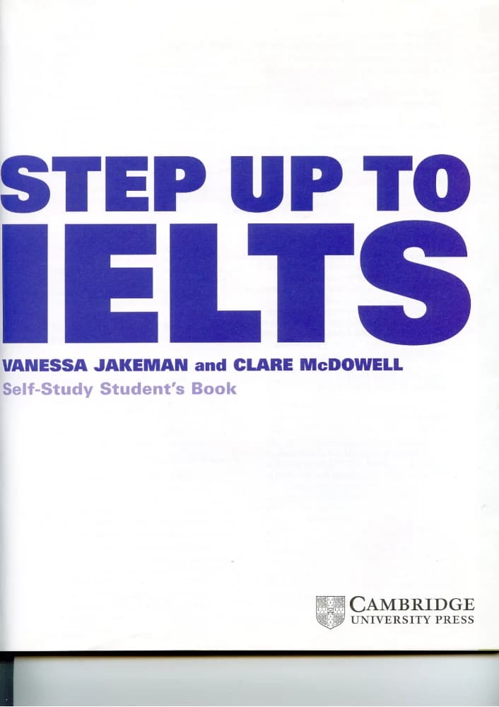 کتاب Step Up to IELTS (گامی به سوی آیلتس) نسخه انگلیسی PDF | ونسا جکمن و کلر مک‌داول (Vanessa Jakeman & Clare McDowell)