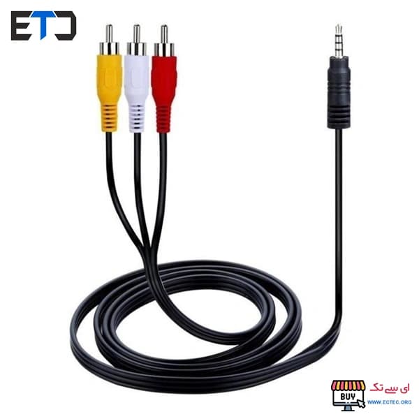 کابل 1 به 3 مدل AUX به RCA — تصویر ۲