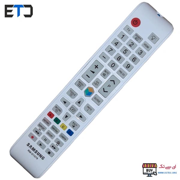 کنترل تلویزیون سامسونگ 1078 سفید شب نما — تصویر ۲