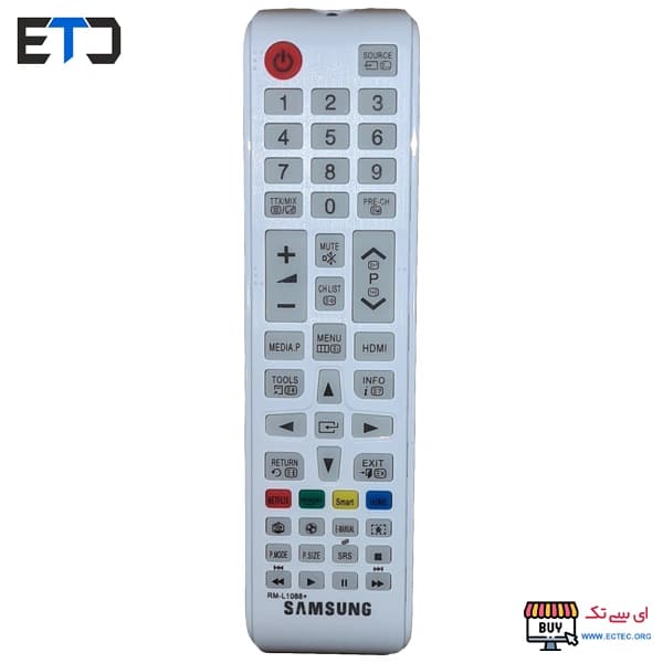 کنترل تلویزیون سامسونگ 1088 سفید شب نما