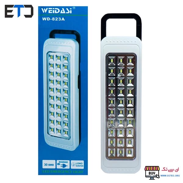 چراغ اضطراری ویداسی مدل WD-823A مهتابی