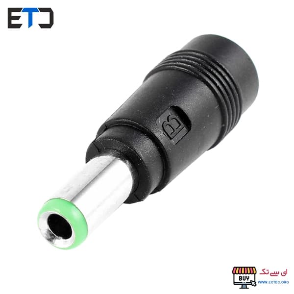 تبدیل جک آداپتور 5.5 میلی متر به جک 6.3 میلی متر کد B