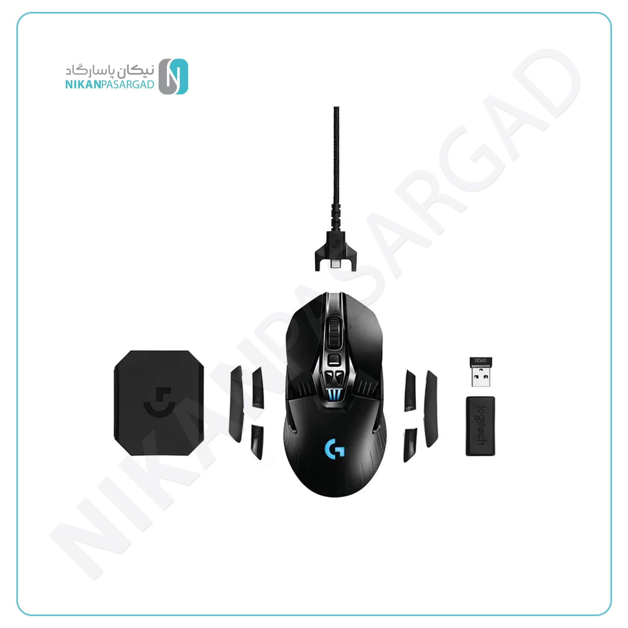 ماوس گیمینگ لاجیتک مدل Logitech G903 Lightspeed دوگانه بی سیم و با سیم — تصویر ۸