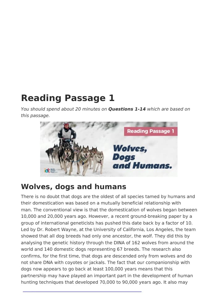 کتاب IELTS Reading Test 1 (آزمون ریدینگ آیلتس ۱) نسخه PDF انگلیسی — تصویر ۲