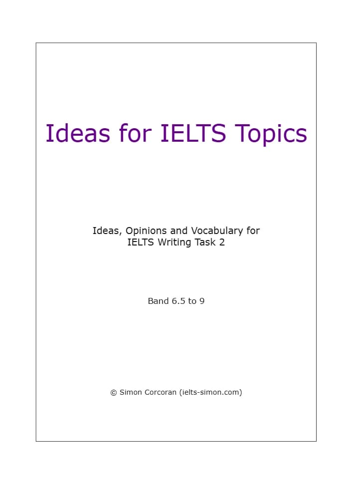کتاب Simon Topic Ideas (ایدههای موضوعی سایمون) نسخه انگلیسی PDF | سایمون (Simon)