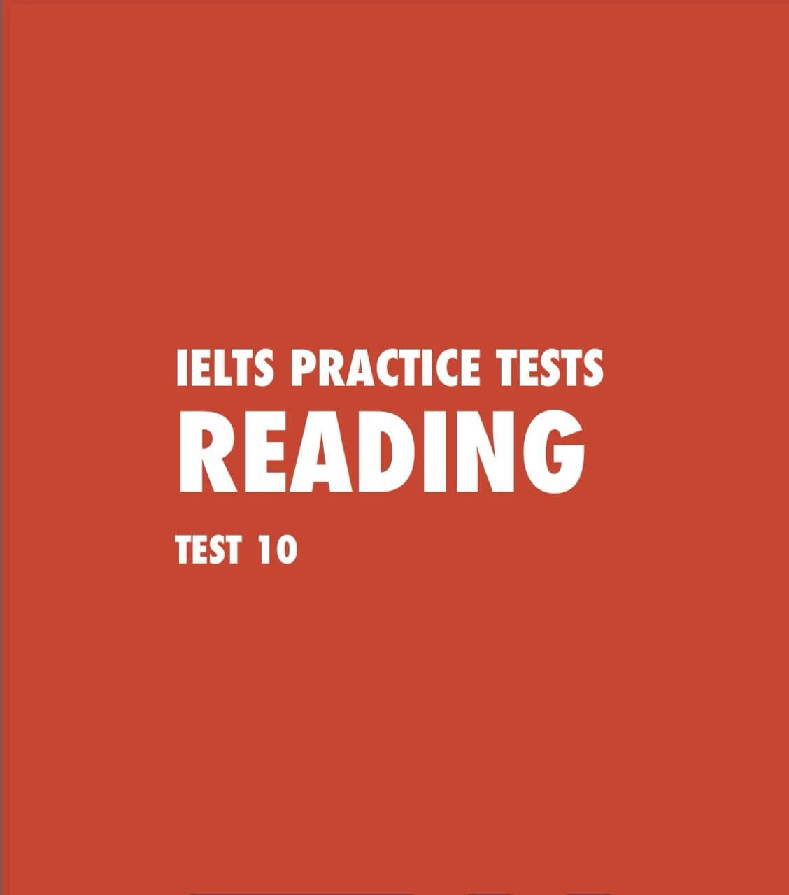 کتاب IELTS Test 10: Reading GT (آزمون آیلتس ۱۰: ریدینگ جنرال) نسخه PDF انگلیسی