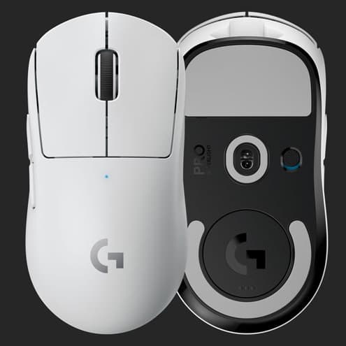 ماوس گیمینگ لاجیتک مدل G Pro X Superlight دوگانه بی سیم و با سیم سفید — تصویر ۶