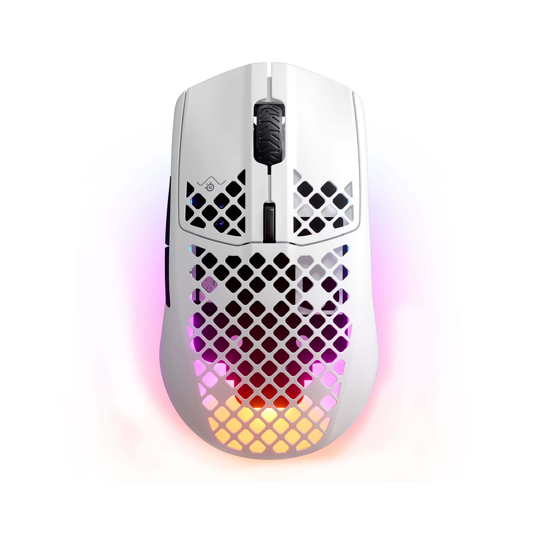 ماوس گیمینگ استیل سریز مدل Aerox 3 RGB Snow (دوگانه باسیم و بی سیم)