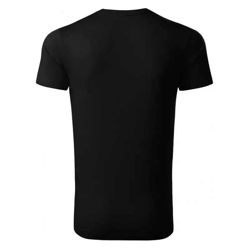 تی شرت آستین کوتاه مردانه طرح بارسلونا کد B806w رنگ مشکی جنس نخ یقه گرد — تصویر ۴