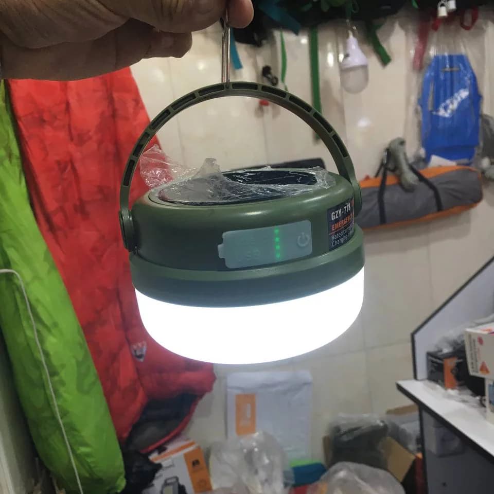 چراغ کمپینگ چند منظوره ضد پشه و پاور بانک دار 100 وات مدل GZY-718 — تصویر ۷