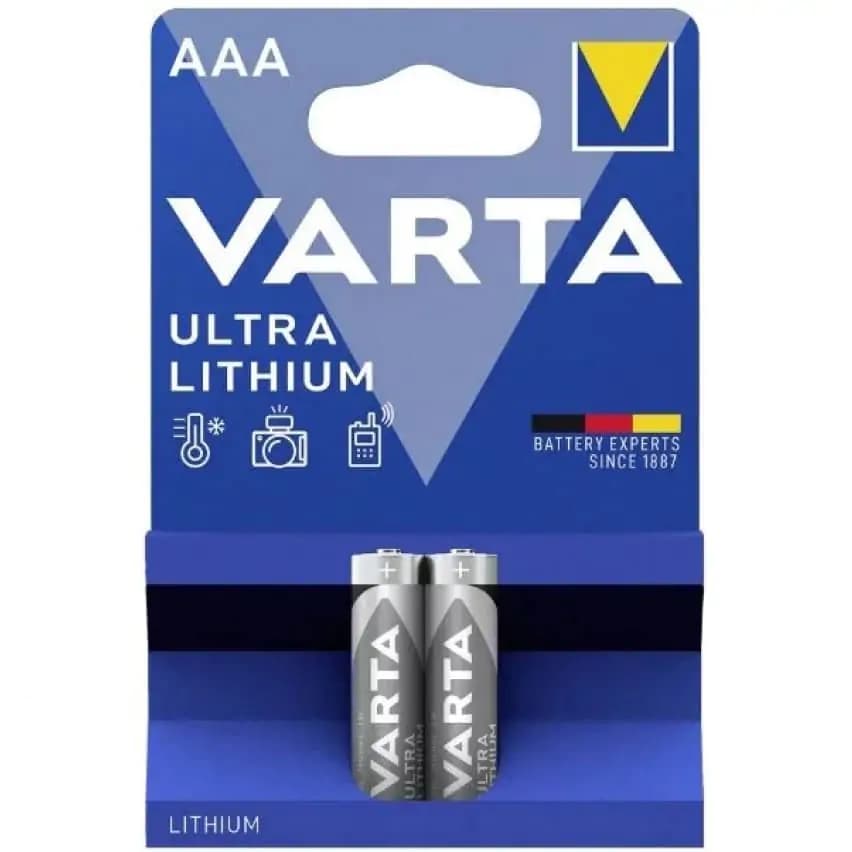 باتری نیم‌قلمی لیتیومی وارتا مدل Ultra Lithium AAA