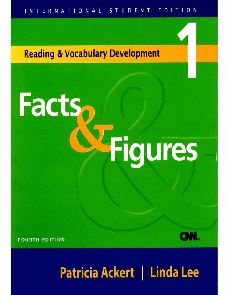 کتاب Reading & Vocabulary Development 1: Facts & Figures (تقویت خواندن و دایره واژگان ۱: حقایق و ارقام) نسخه انگلیسی PDF | پاتریشیا آکرت و لیندا لی