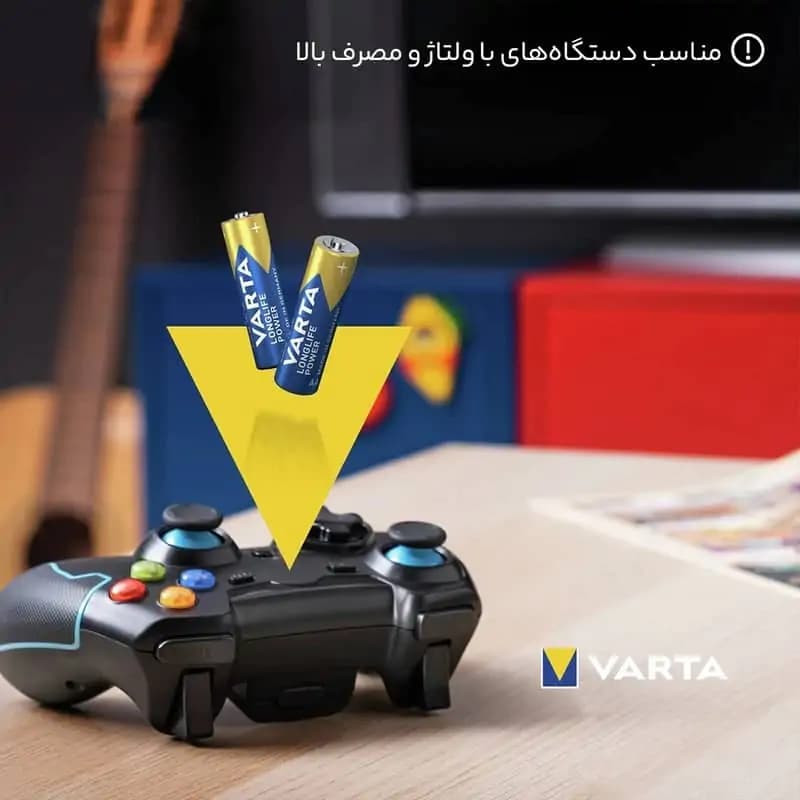 باتری قلمی وارتا مدل LONG LIFE POWER بسته چهار عددی — تصویر ۶