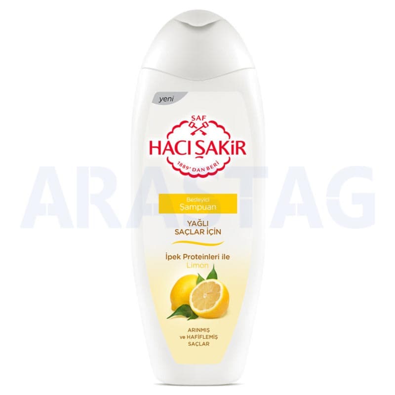 شامپو تغذیه کننده حاجی شاکر حاوی عصاره لیمو مناسب موهای چرب حجم 500 میلی — تصویر ۲