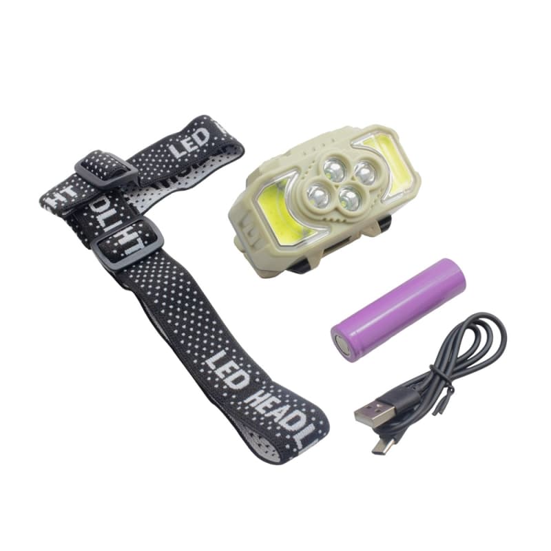 چراغ پیشانی و هدلایت شارژی اسمال سان مدل HX-815S — تصویر ۶