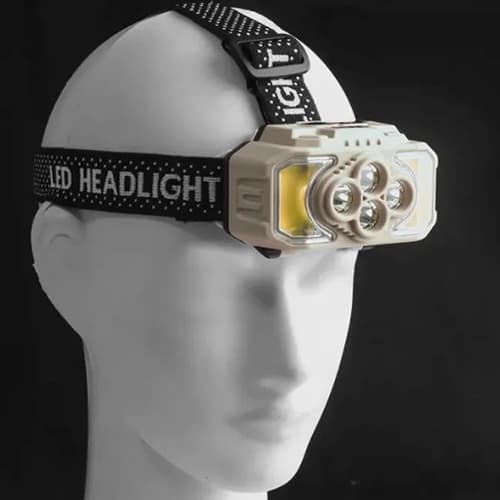چراغ پیشانی و هدلایت شارژی اسمال سان مدل HX-815S — تصویر ۲