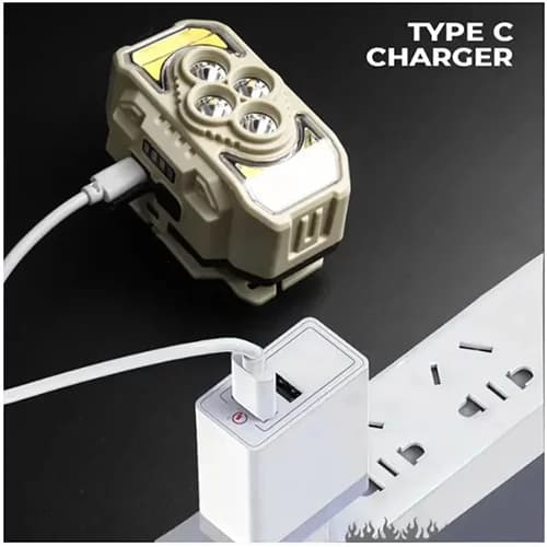 چراغ پیشانی و هدلایت شارژی اسمال سان مدل HX-815S — تصویر ۳