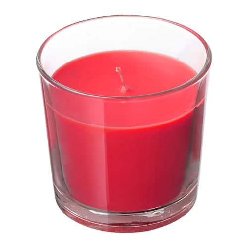 شمع معطر لیوانی 9 سانتی متر ایکیا مدل SINNLIG