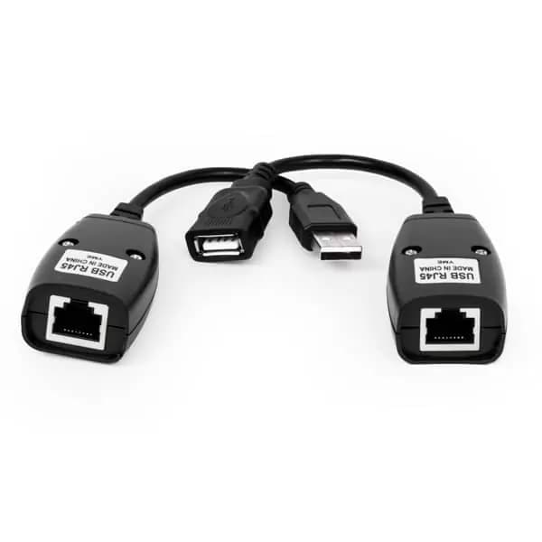 دستگاه افزایش طول USB با کابل شبکه تا 45 متر مدل USB-RJXT — تصویر ۲