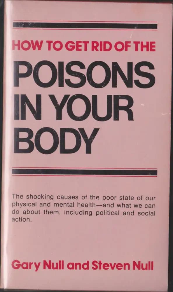 کتاب How to Get Rid of the Poisons in Your Body نسخه انگلیسی PDF | Gary Null