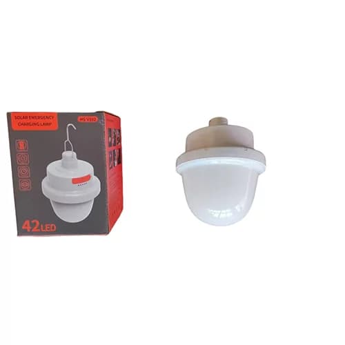 چراغ اضطراری شارژی خورشیدی 50 وات ریموت دار و پاوربانک دار مدل HS-V102 — تصویر ۲