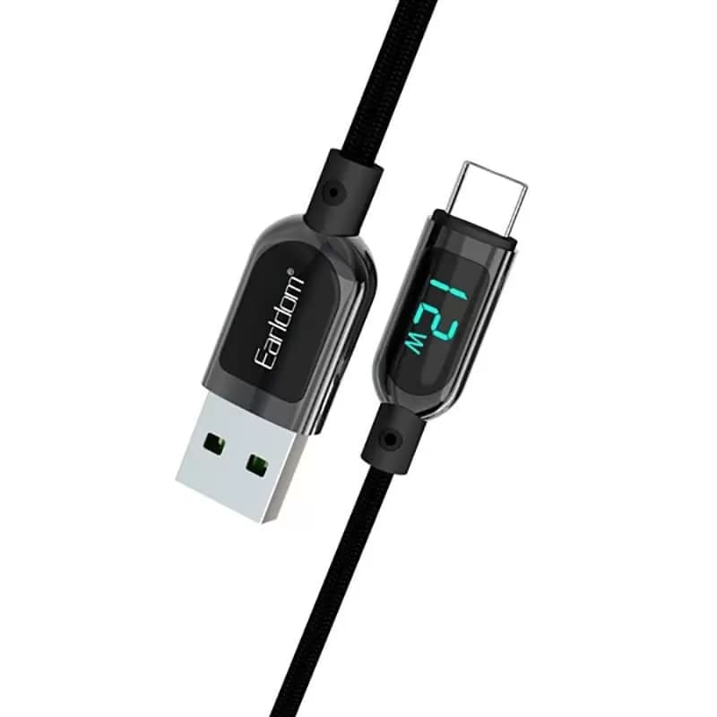 کابل تبدیل USB به USB-C ارلدام مدل EC-147C 44W طول 1 متر