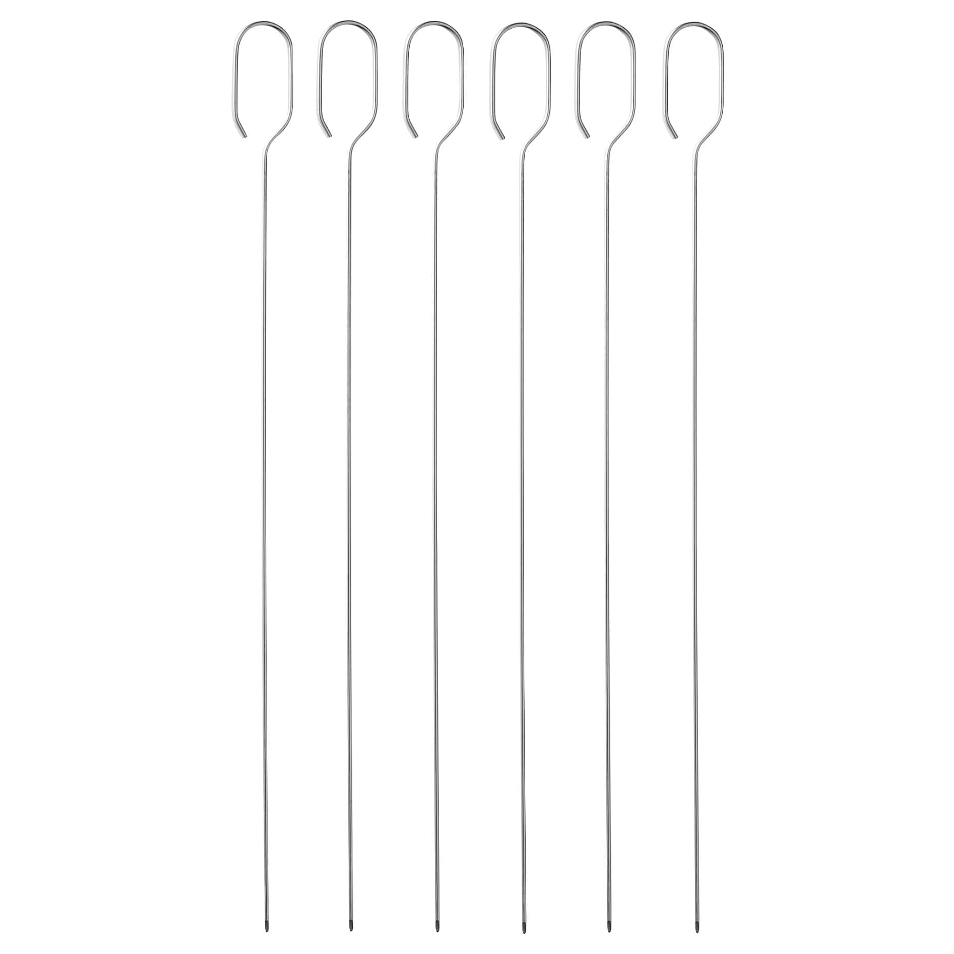 سیخ کباب 6 عددی 30 سانتی متر استیل ایکیا مدل GRILLTIDER