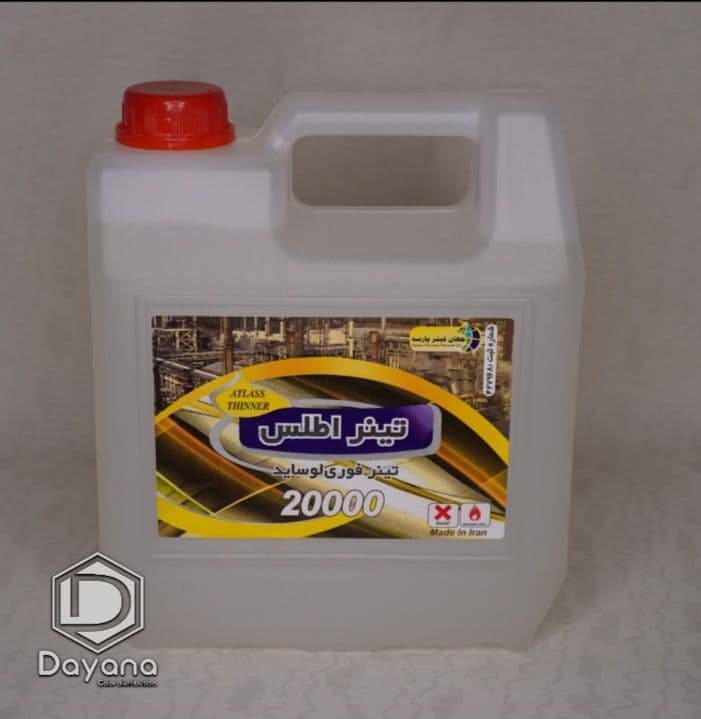 تینر فوری گالن 20000 لوساید(اطلس)(کارتن6عددی)(5کارتن)