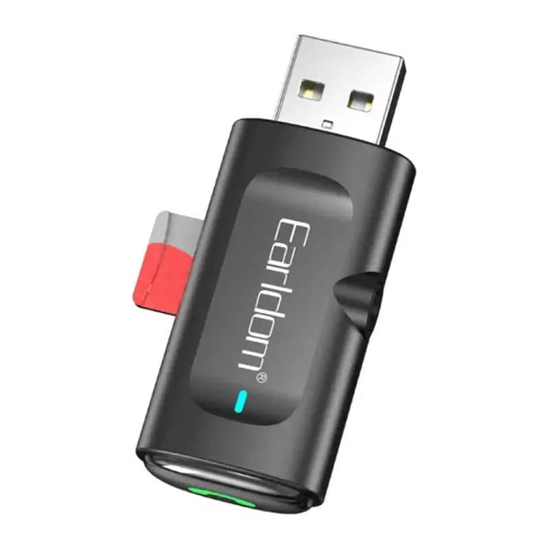 دانگل بلوتوث خودرو AUX ارلدام مدل ET-BR06
