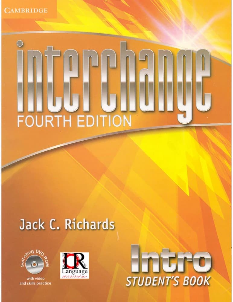 کتاب Interchange Intro Student’s Book (اینترچنج، کتاب دانش‌آموز سطح مقدماتی) نسخه انگلیسی PDF | جک سی. ریچاردز
