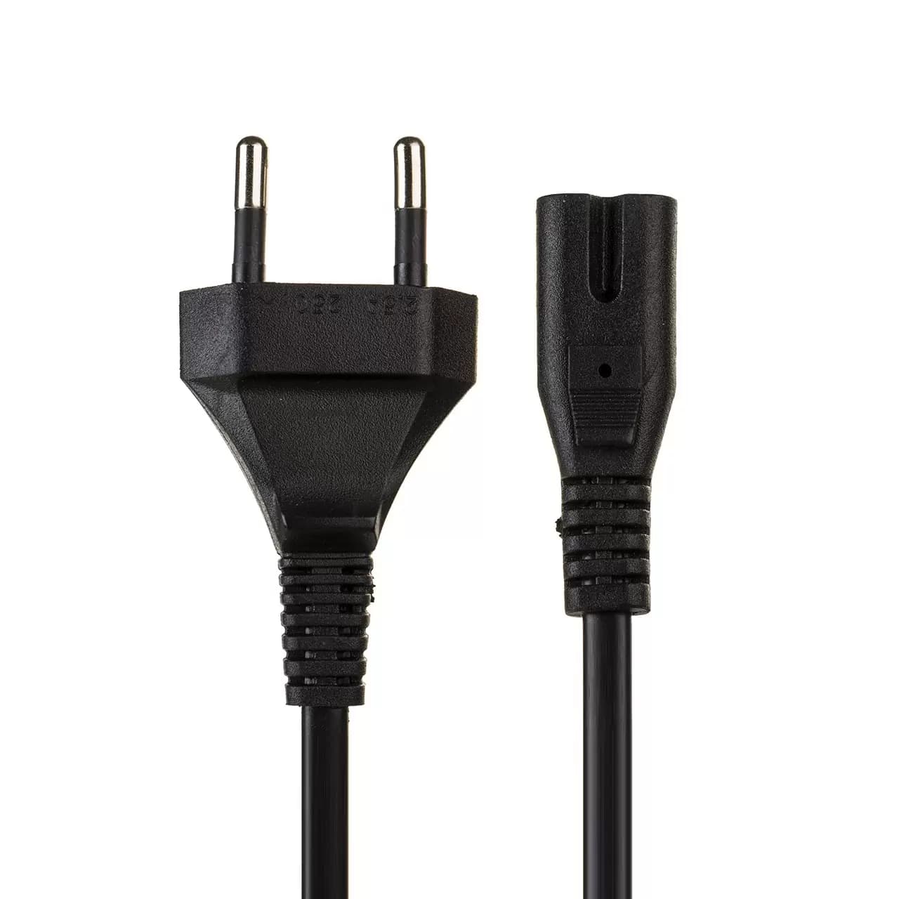 کابل برق دو پین ضخیم جنس خوب طول 1 متر
