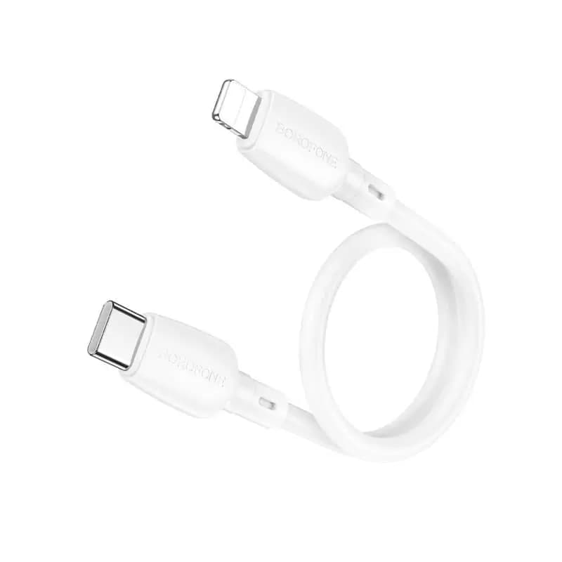 کابل تبدیل USB-C به لایتنینگ بروفون مدل BX93 20W طول 0.25 متر