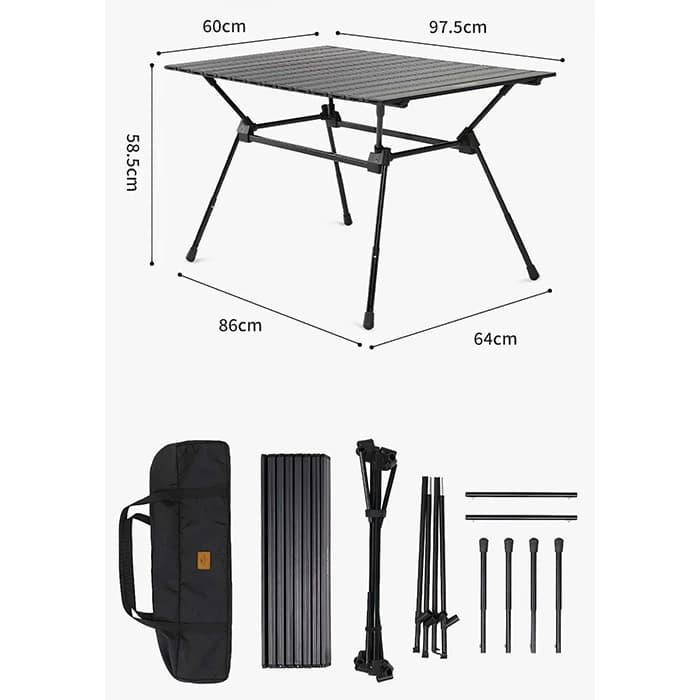 میز نیچرهایک مدل adjustable aluminum alloy — تصویر ۳