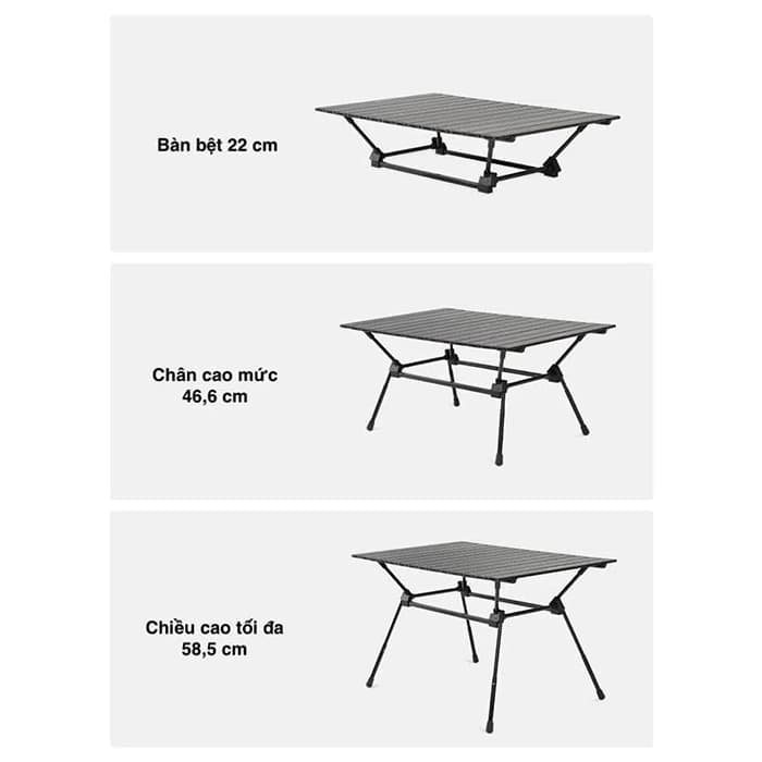 میز نیچرهایک مدل adjustable aluminum alloy — تصویر ۵