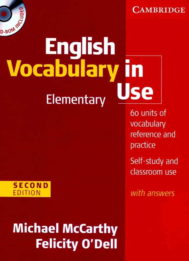 کتاب English Vocabulary in Use: Elementary – Second Edition (واژگان انگلیسی در کاربرد، سطح مقدماتی، ویرایش دوم) نسخه انگلیسی PDF | مایکل مککارتی و فلیسیتی اودل