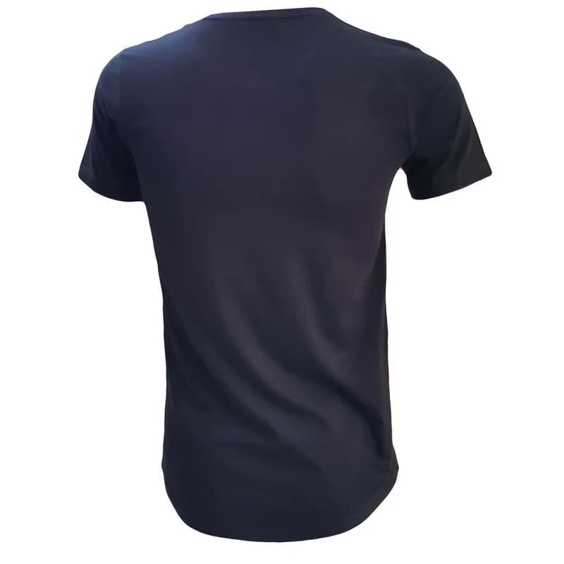 تیشرت آستین کوتاه مردانه یقه گرد طرح duiz مدلz9565 مشکی سایزبندی چهارفصل — تصویر ۲