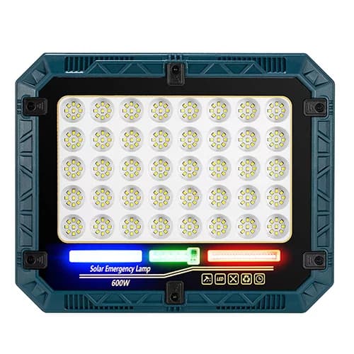پروژکتور شارژی خورشیدی ریموت‌دار 600 وات مدل W8112-4