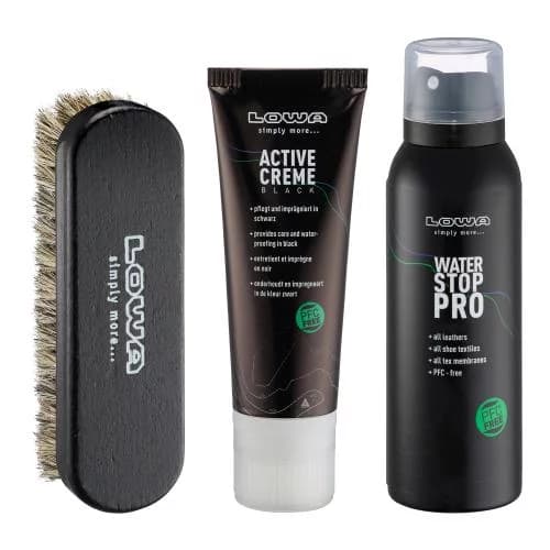 ست کامل مراقبت از کفش لووا – مدل مخصوص چرم مشکی (CARE SET BLACK) — تصویر ۲