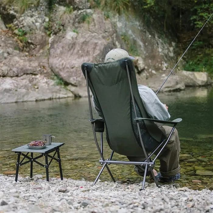 صندلی نیچرهایک دسته دار مدل yl06 high back armchair — تصویر ۴