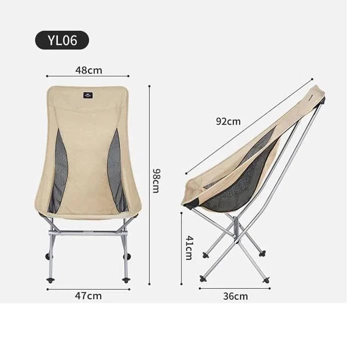 صندلی نیچرهایک مدل yl06 moon folding moon chair — تصویر ۸