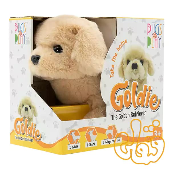 عروسک سگ رباتیک Goldie The Golden Retriever ST-PAP05 — تصویر ۴