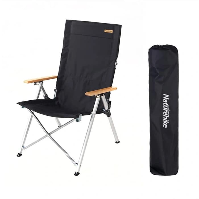 صندلی دسته دار نیچرهایک مدل aluminum alloy folding lying chair — تصویر ۲