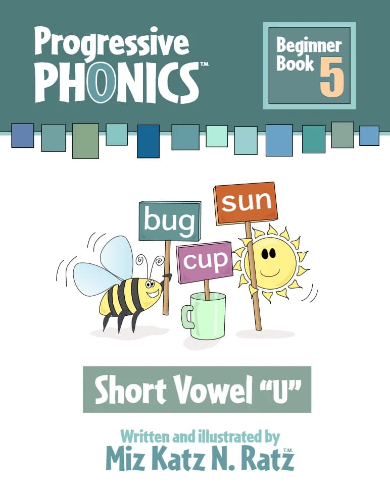 کتاب Progressive Phonics: Beginner Book 5 – New Edition (2016) (کتاب مبتدی ۵، ویرایش جدید، ۲۰۱۶) نسخه انگلیسی PDF | میز کاتز اِن. رتز