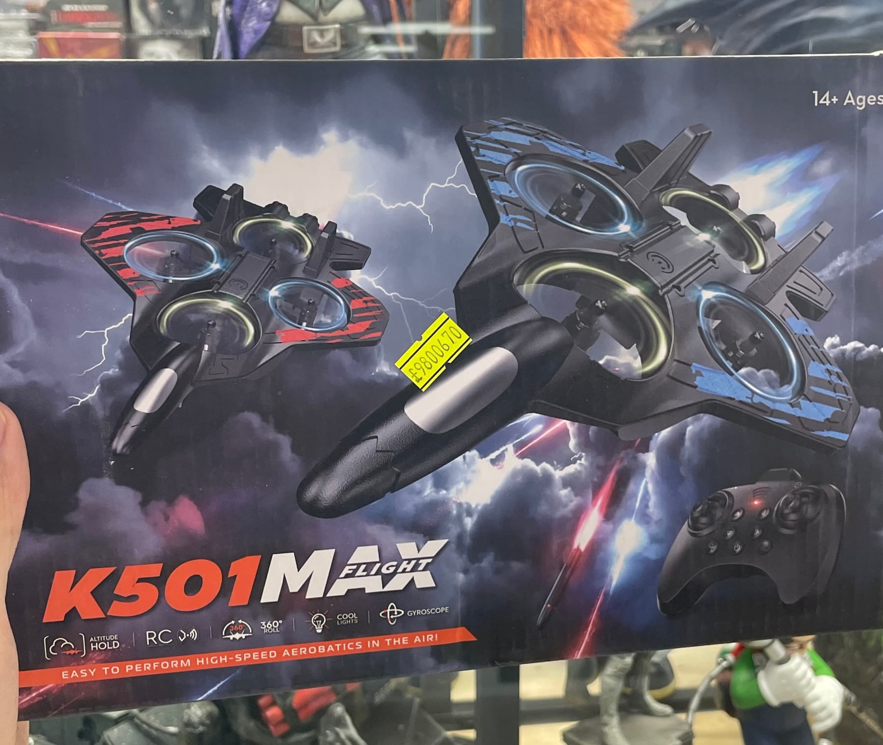 هواپیما کنترلی طرح جت عمود پرواز بدنه فومی مدل K501 Max