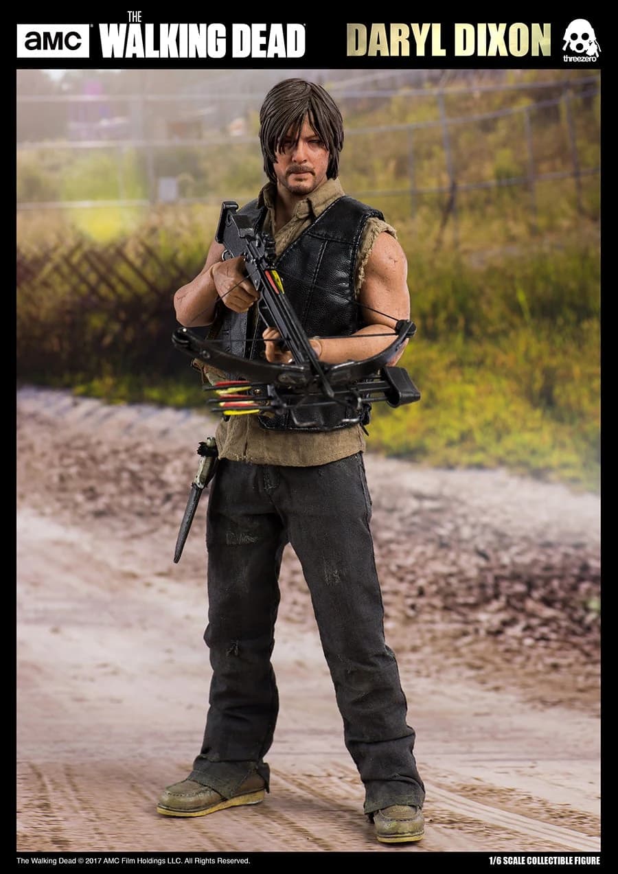 اکشن فیگور دریل دیکسون از سری مردگان متحرک The Walking Dead Daryl Dixon برند Three Zero