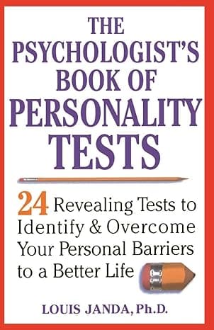 کتاب The Psychologist’s Book of Personality Tests (تست های شخصیتی کتاب روان شناسی) نسخه انگلیسی PDF | Louis Janda