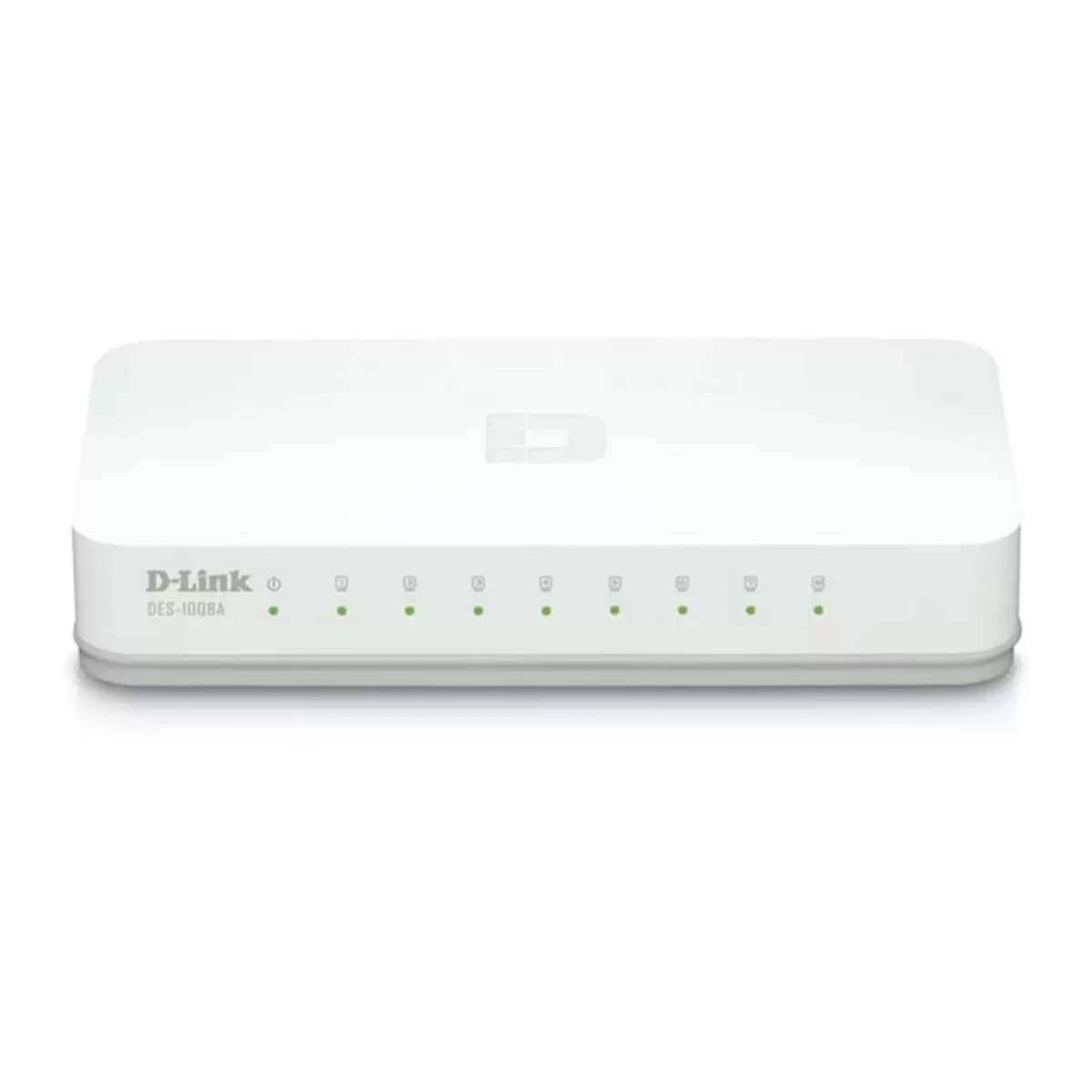 سوییچ دسکتاپ 8 پورت گیگابیتی دی-لینک مدل DGS-1008A