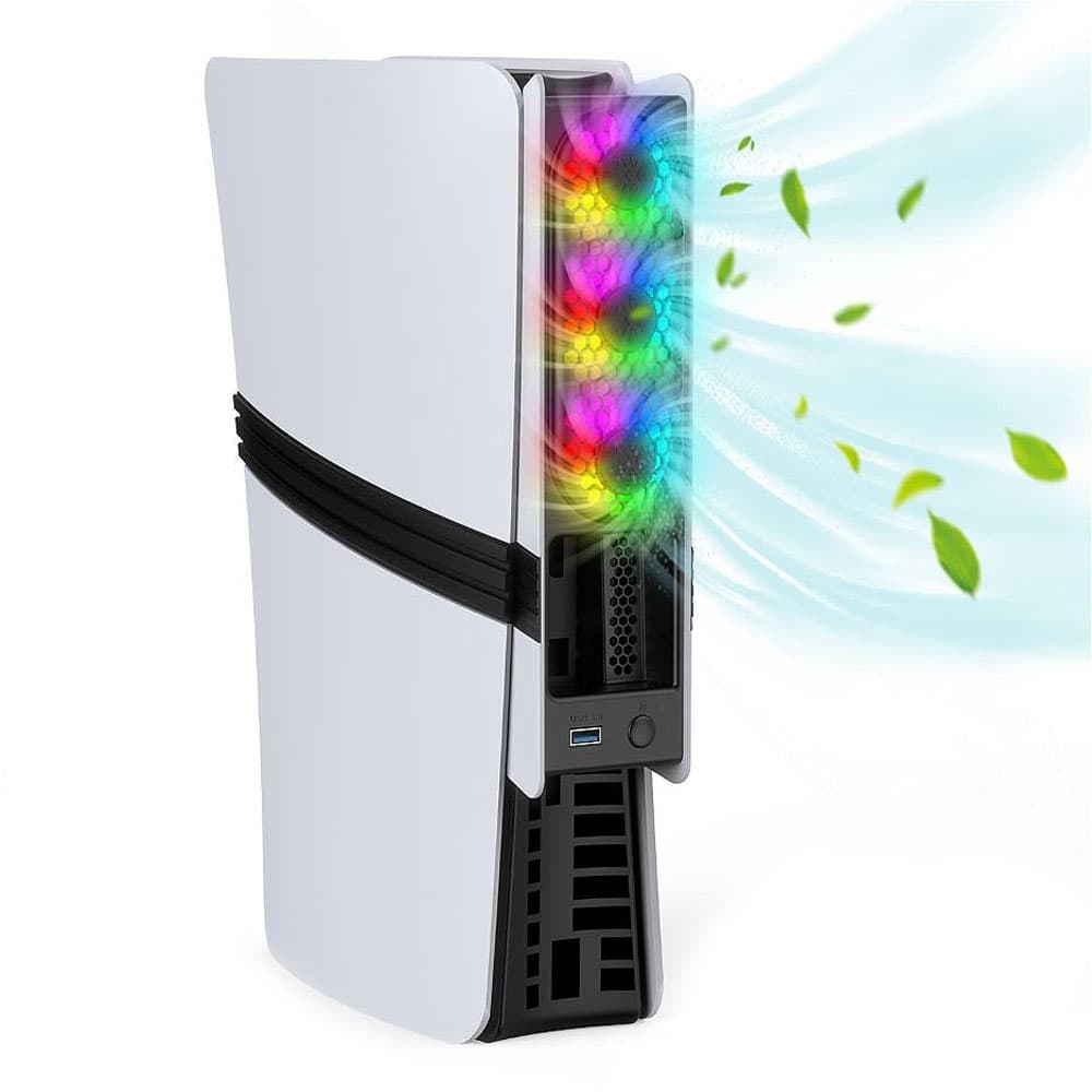 فن خنک کننده JYS-P522 RGB مخصوص PS5 Slim/Pro — تصویر ۳