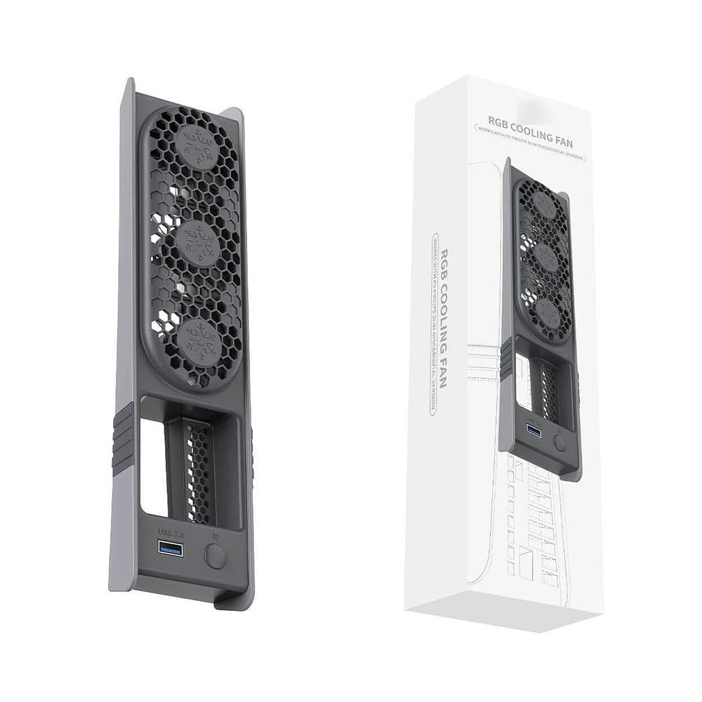 فن خنک کننده JYS-P522 RGB مخصوص PS5 Slim/Pro — تصویر ۵